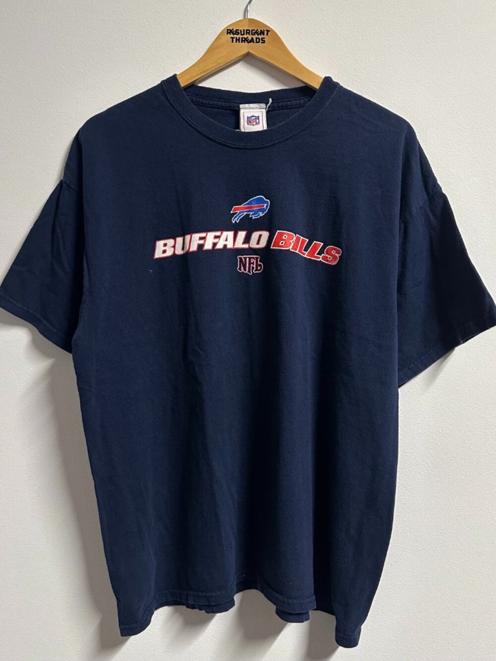 Y2K Buffalo Bills NFL Tshirt Mens XL Navy Blue
